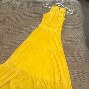 GB yellow maxi dress